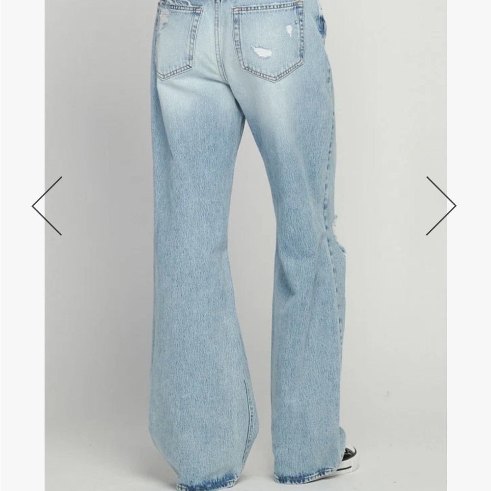 Light Blue Flared Women's Jeans